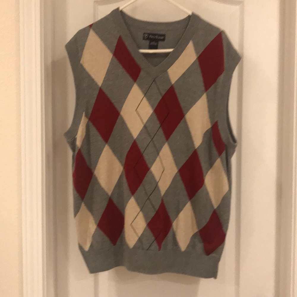 Argyle sweater vest